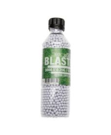 3000 Billes Airsoft 0.20 g blanches Blaster
