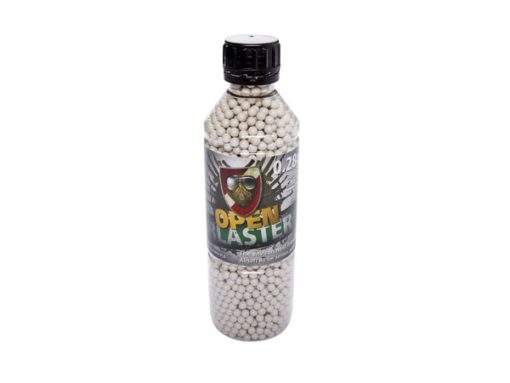 3000 Billes Airsoft Bio 0.28 g blanches OPEN Blaster