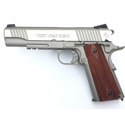 Colt 1911 Rail gun Inox GBB CO2 KWC