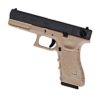 Pistolet G17 Gen4 -GenIV GBB Culasse métal Tan WE