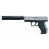 Pistolet P99 AEP Walther avec Silencieux