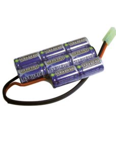 Batterie NimH type boitier PEQ 9.6V 1600 mAh Intellect