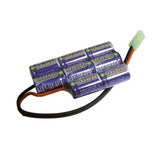 Batterie NimH type boitier PEQ 9.6V 1600 mAh Intellect