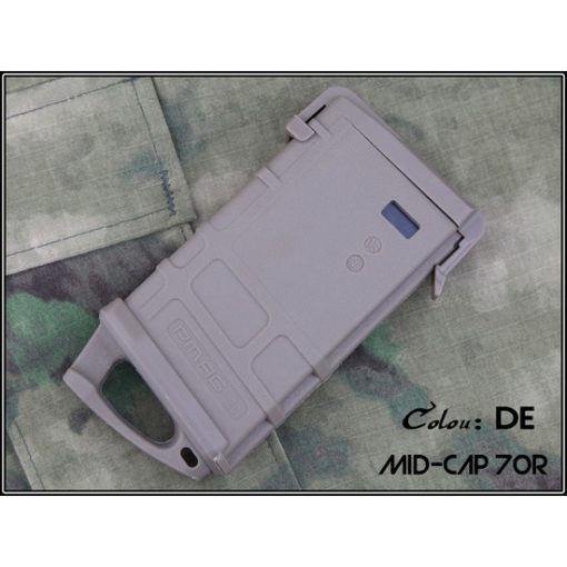Chargeur Mid-Cap M4 AEG Type PMAG 70 Billes Tan
