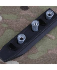 Rail aluminium noir 5 Slots pour keymod system