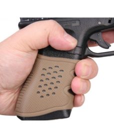 Grip en gomme tan antidérapant pour Glock