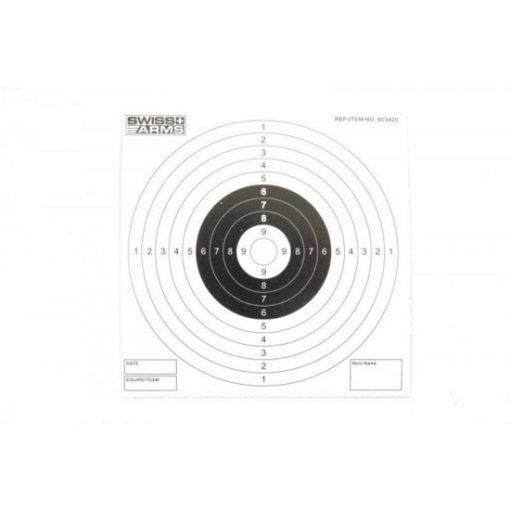 50 Cibles carton Airsoft 14x14 cm Swiss Arms