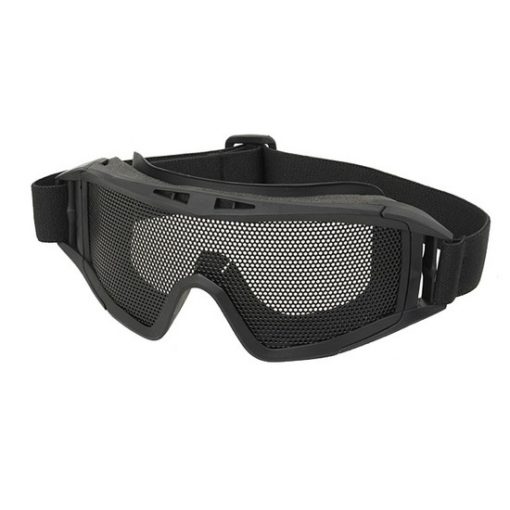 Masque tactique Airsoft grillage noir