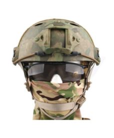 Casque tactique Airsoft FAST PJ Molette Atacs Foliage