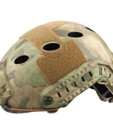 Casque tactique Airsoft FAST PJ Molette Atacs Foliage