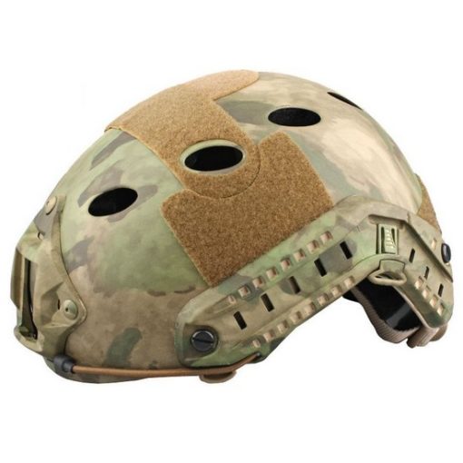 Casque tactique Airsoft FAST PJ Molette Atacs Foliage