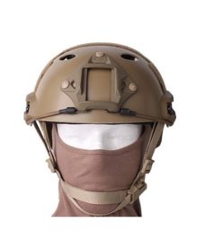 Casque tactique Airsoft FAST PJ Molette Dark Earth