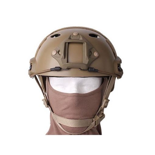 Casque tactique Airsoft FAST PJ Molette Dark Earth