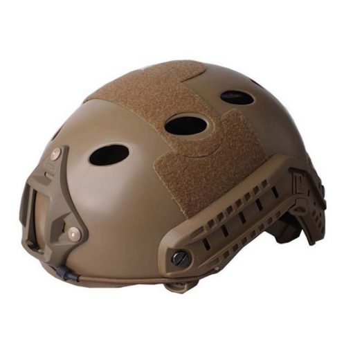 Casque tactique Airsoft FAST PJ Molette Dark Earth