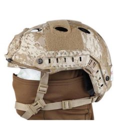 Casque tactique Airsoft FAST PJ Molette Digital Desert