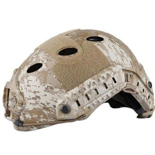 Casque tactique Airsoft FAST PJ Molette Digital Desert