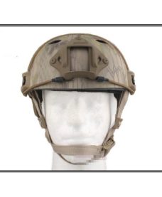 Casque tactique Airsoft FAST PJ Molette Kryptek Highlander