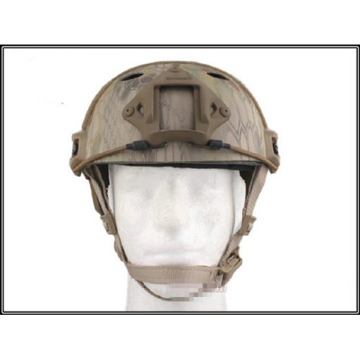 Casque tactique Airsoft FAST PJ Molette Kryptek Highlander