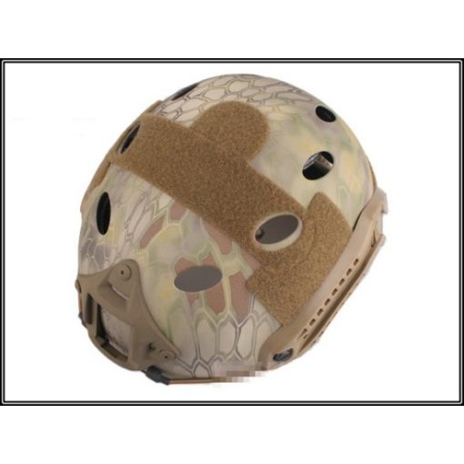 Casque tactique Airsoft FAST PJ Molette Kryptek Highlander