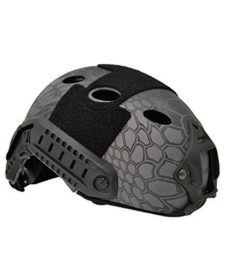 Casque tactique Airsoft FAST PJ Molette Kryptek Typhon