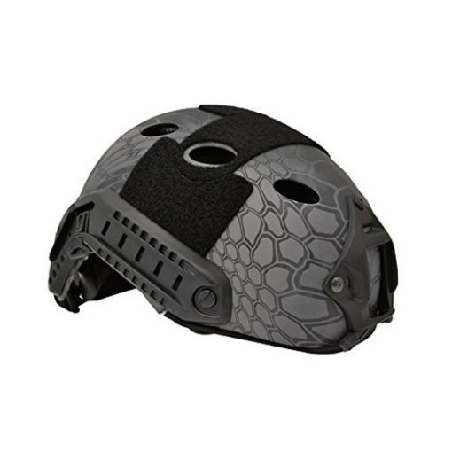 Casque tactique Airsoft FAST PJ Molette Kryptek Typhon