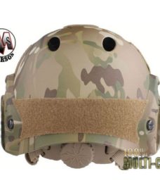 Casque tactique Airsoft FAST PJ Molette MultiCam