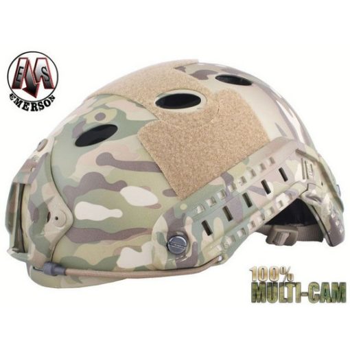 Casque tactique Airsoft FAST PJ Molette MultiCam