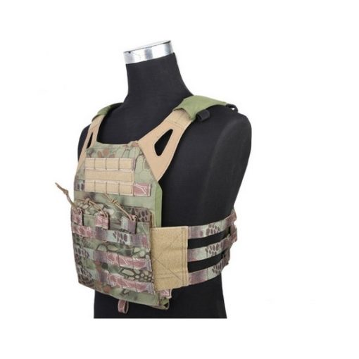 Gilet tactique Airsoft JPC avec plaques Kryptek Mandrake