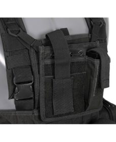 Gilet tactique noir Airsoft DUKE Commando Recon