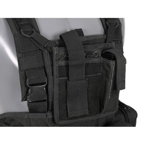 Gilet tactique noir Airsoft DUKE Commando Recon