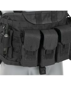 Gilet tactique noir Airsoft DUKE Commando Recon