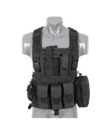 Gilet tactique noir Airsoft DUKE Commando Recon