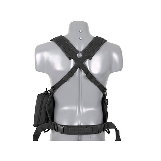 Gilet Tactique pour Soft Air - ASG Strike Systems Recon - Noir