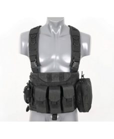 Gilet tactique noir Airsoft DUKE Commando Recon