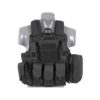 Gilet tactique noir Airsoft DUKE Multipoches