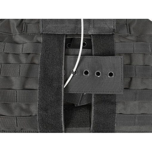 Gilet tactique noir Airsoft DUKE Multipoches