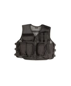 Gilet tactique noir Airsoft Strike Recon