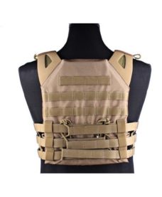 Gilet tactique tan Airsoft JPC avec plaques Emerson