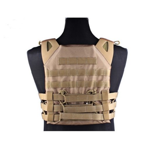 Gilet tactique tan Airsoft JPC avec plaques Emerson