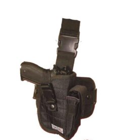 Holster cuisse droit Airsoft noir Swiss Arms