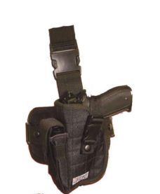 Holster cuisse gauche Airsoft noir Swiss Arms