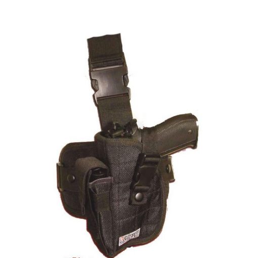 Holster cuisse gauche Airsoft noir Swiss Arms