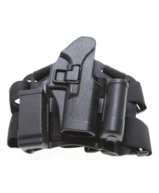 Holster cuisse Glock noir Airsoft CQC rigide droitier