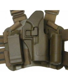 Holster cuisse Glock tan Airsoft CQC rigide droitier