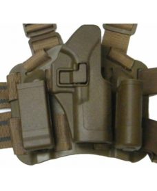 Holster cuisse Glock tan Airsoft CQC rigide droitier