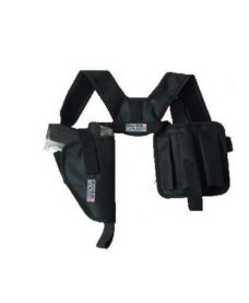 Holster d'épaule Airsoft horizontal noir Swiss Arms