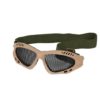 Lunettes tactiques Airsoft grillage Tan