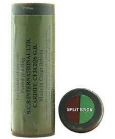 Maquillage camouflage Airsoft bicolore marron olive