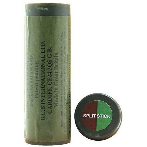 Maquillage camouflage Airsoft bicolore marron olive