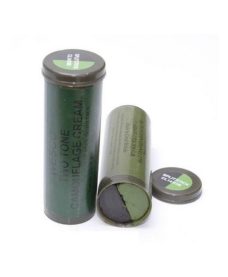 Maquillage camouflage Airsoft bicolore noir olive